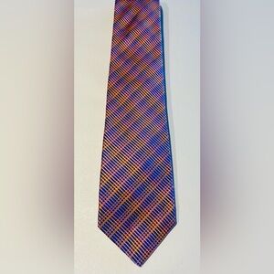 Ted Baker London Hand Tailored In USA Tie/multi Color/100% Silk.